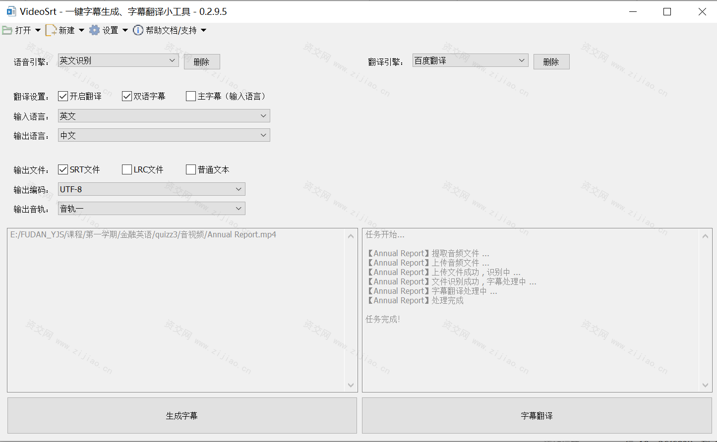 VideoSrt(自动字幕生成工具)免费下载