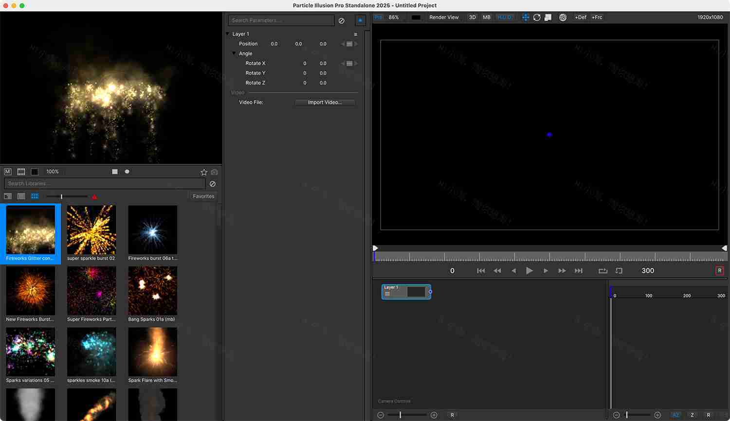 Boris FX Particle Illusion Pro 2025 v18.0.0 粒子特效插件Win版                