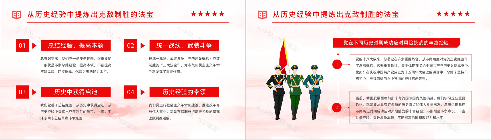 党员干部党史学习《论中国共产党历史》学四史知识培训教育PPT模板-9