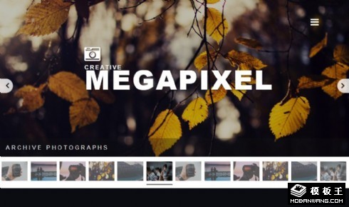 品质摄影团队响应式网页模板