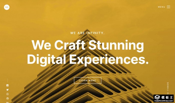 创新数字品牌策划网页模板