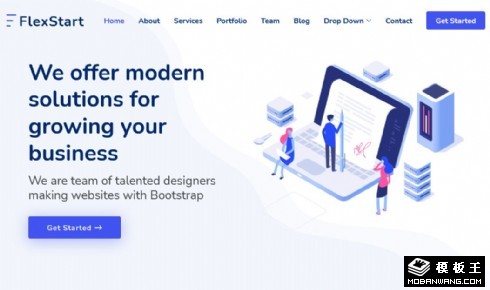 创意产品文化展示响应式网页模板