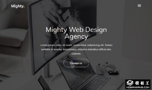 网页前端设计服务响应式网页模板