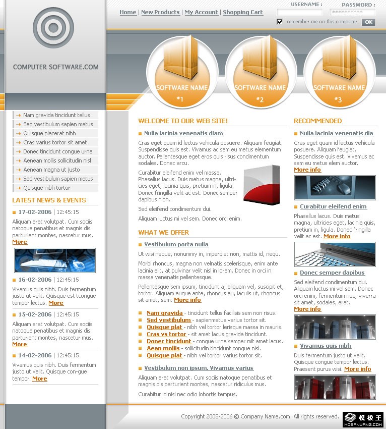 IT硬件设备研发网页模板