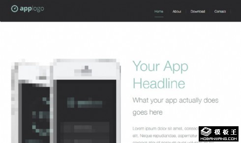 APP应用技术服务响应式网页模板