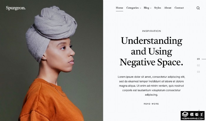 个人分类博客网站模板