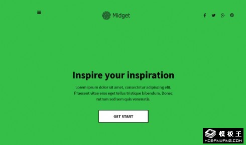 绿色软件产品响应式网页模板