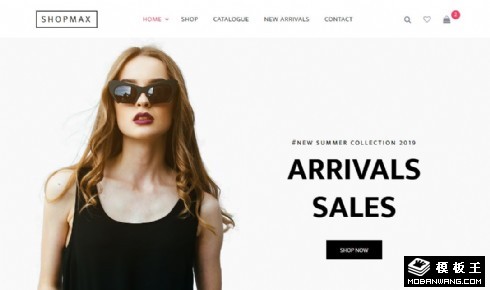 品牌鞋包服饰网店响应式网页模板