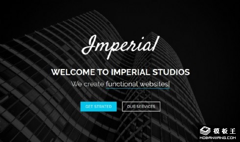 现代设计创意工作室响应式网页模板