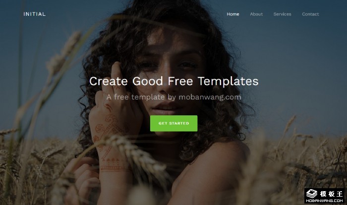 简洁功能信息网页模板