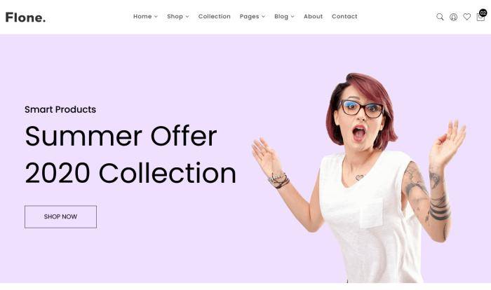 全方位时尚零售网站模板