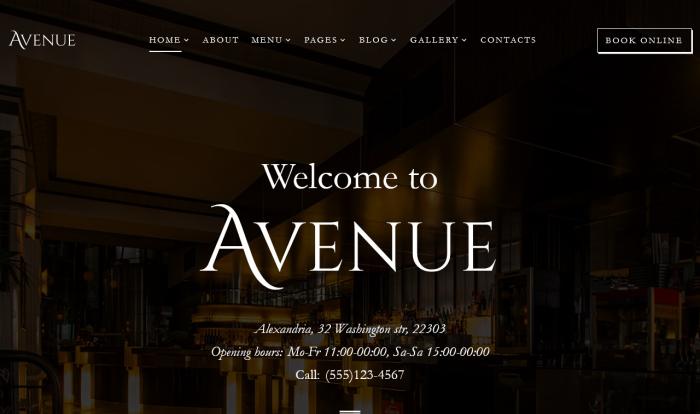 尊享高端餐饮品牌网站模板