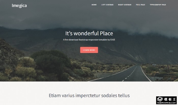 休闲博客日志网页模板