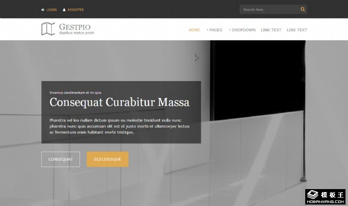 生活家居服务动态网页模板