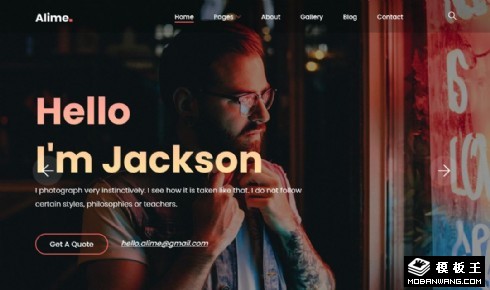 作品图集展示响应式网站模板