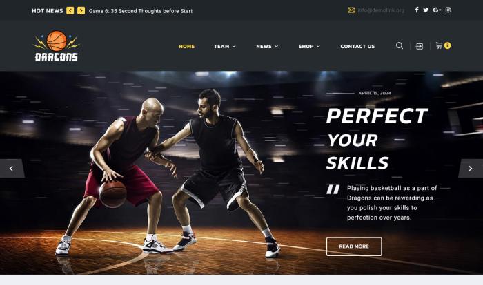 全明星篮球赛事联盟官网模板