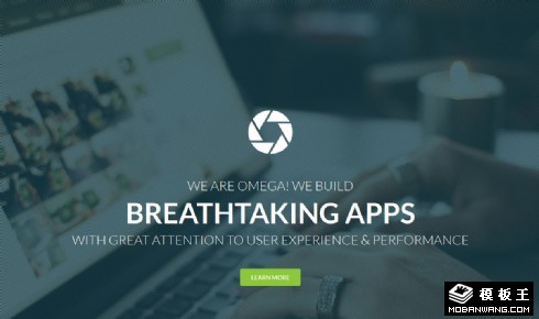 创意团队业务介绍响应式网页模板