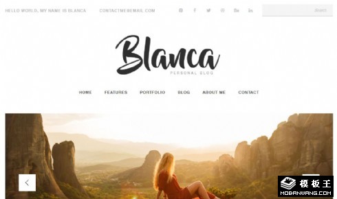 生活日志动态展示响应式网站模板