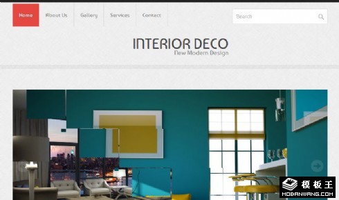 室内装饰最新案例网页模板