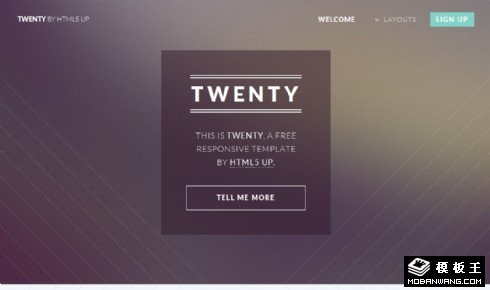 专题信息列表响应式网页模板