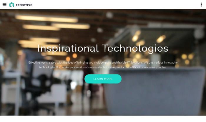 IT技术应用企业网站模板