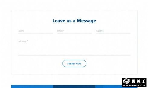 商务地图联系表单响应式网页模板