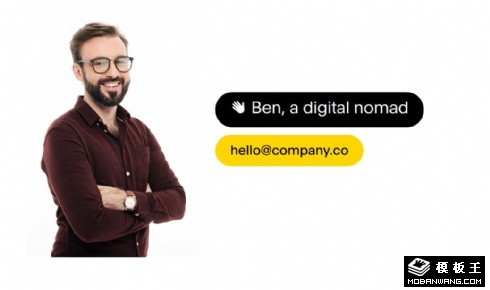 业务咨询顾问响应式网页模板