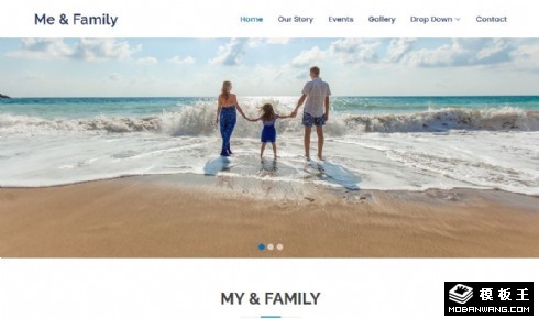 家庭服务项目响应式网页模板