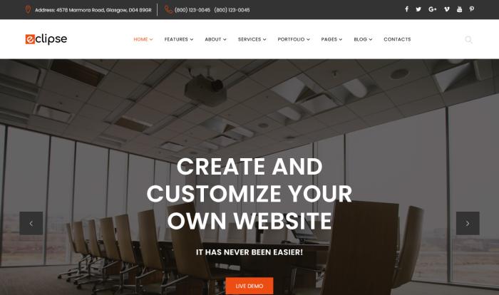 全能型多行业HTML网站模板