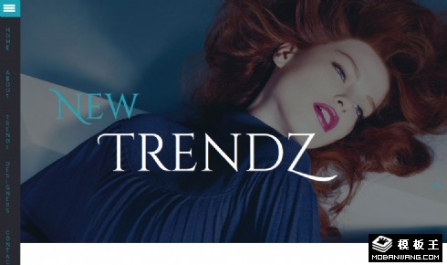 新时尚创意信息响应式网站模板