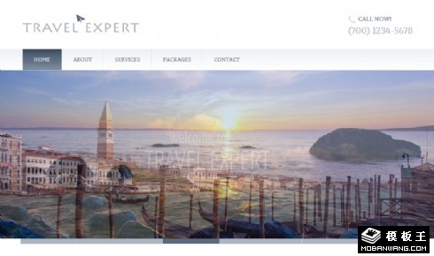 旅游专家网页模板