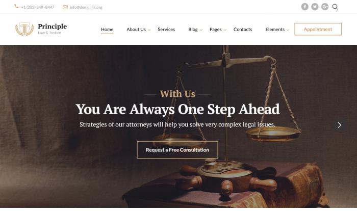 领先法务专家网站模板