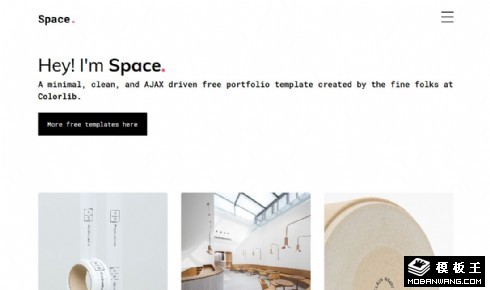 创意空间工作室响应式网页模板