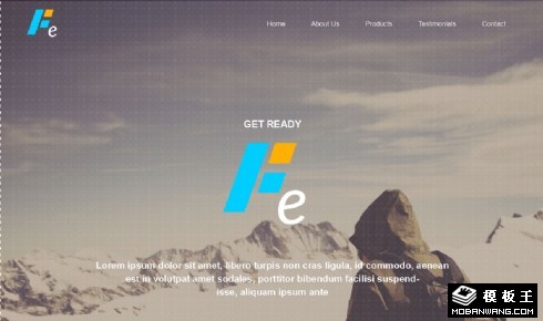 企业探险文化响应式网页模板