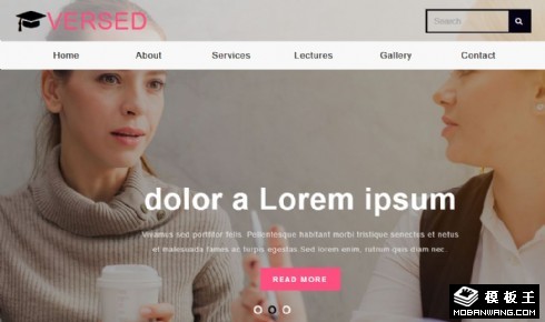 一对一教育响应式网页模板