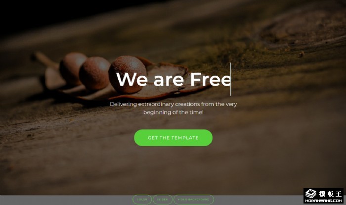 商务预告单页面模板