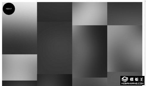 不规则图片列表展示响应式网页模板