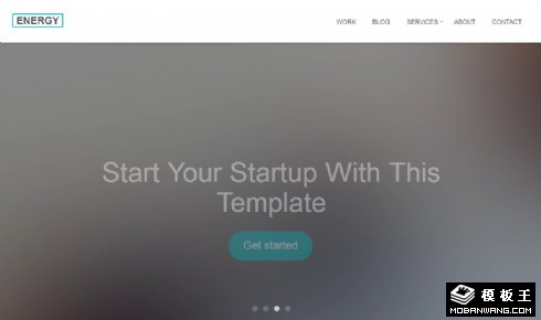 产品服务属性信息响应式网站模板