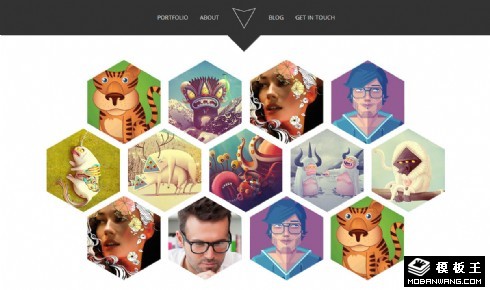 卡通动漫制作工作室网页模板