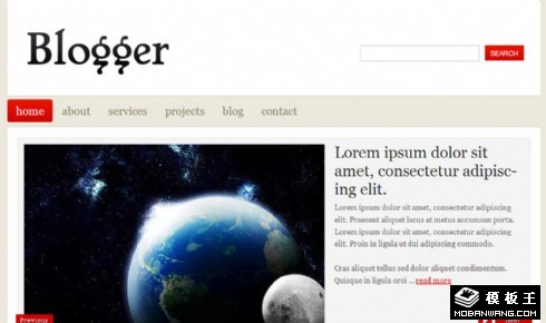 企业日志介绍信息网页模板