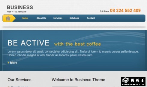 公司商务展示网页模板