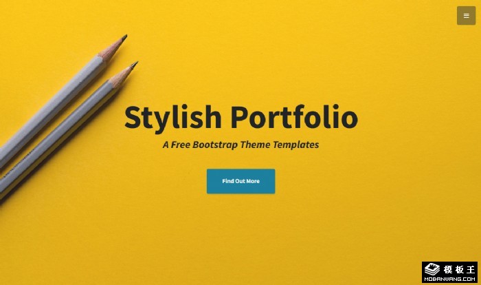 时尚创新项目展示网页模板