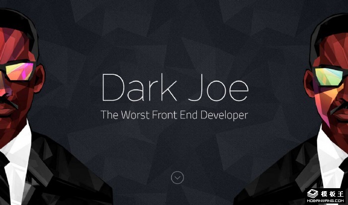 黑乔创意研发服务单页面模板