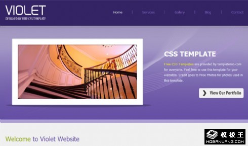 紫罗兰信息动态网页模板