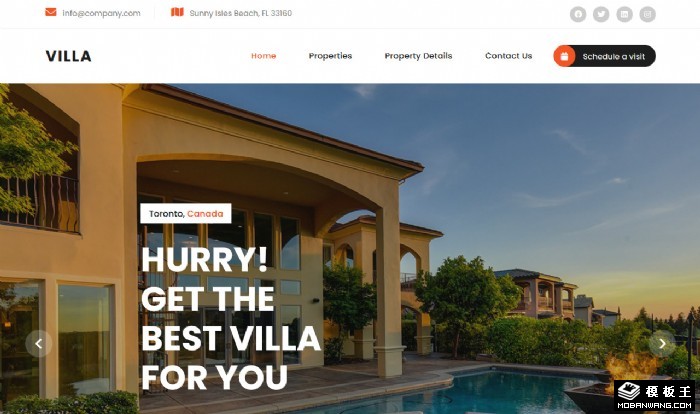 找房房产资源平台网站模板