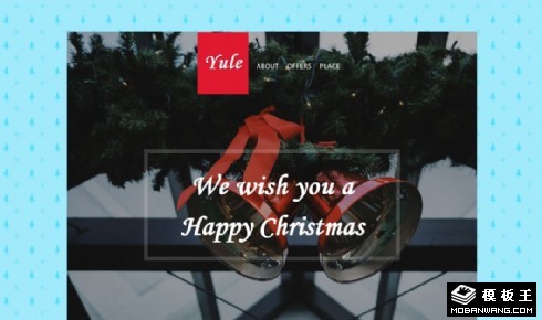 圣诞季礼物产品响应式网页模板