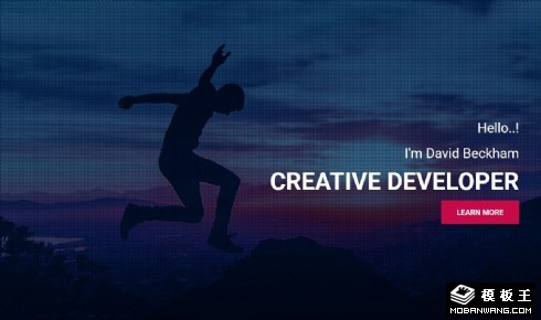 黑色个性创意制造响应式网页模板