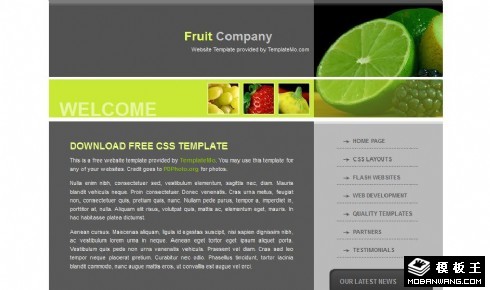 水果产品动态网页模板