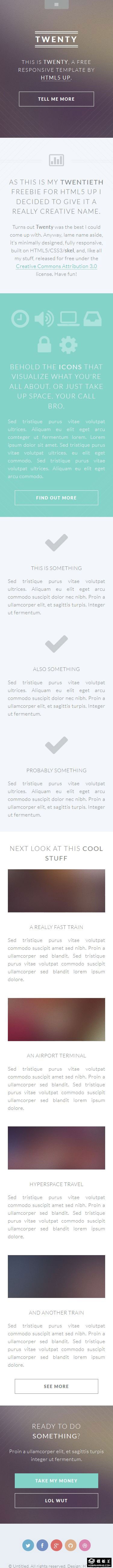专题信息列表响应式网页模板