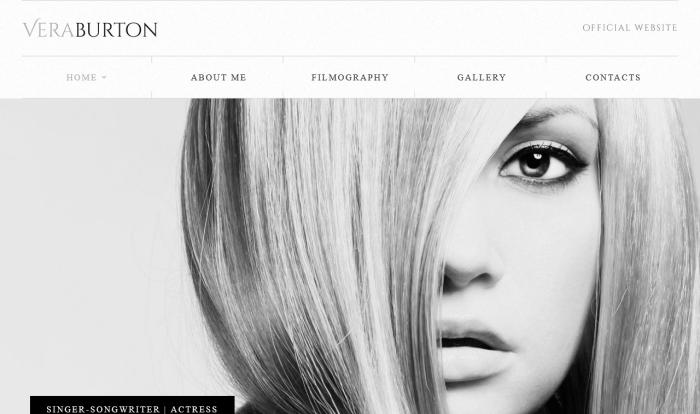 歌手明星演艺专属官网模板